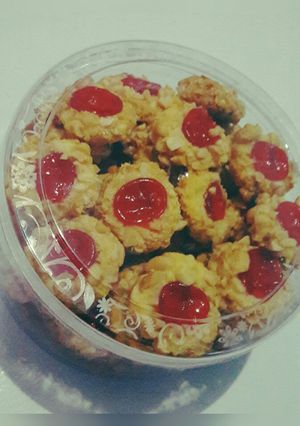 Foto resep Thumbprint butter cookies