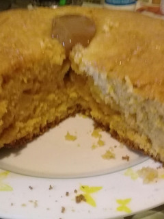Una foto de Torta de Dulce de leche y manzana☺!!