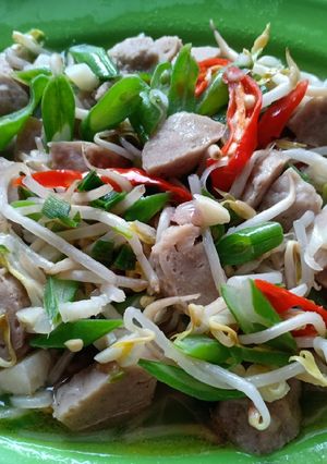 Foto resep Tumis toge bakso