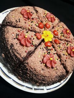 عکسی از دستور کیک خیس شکلاتی