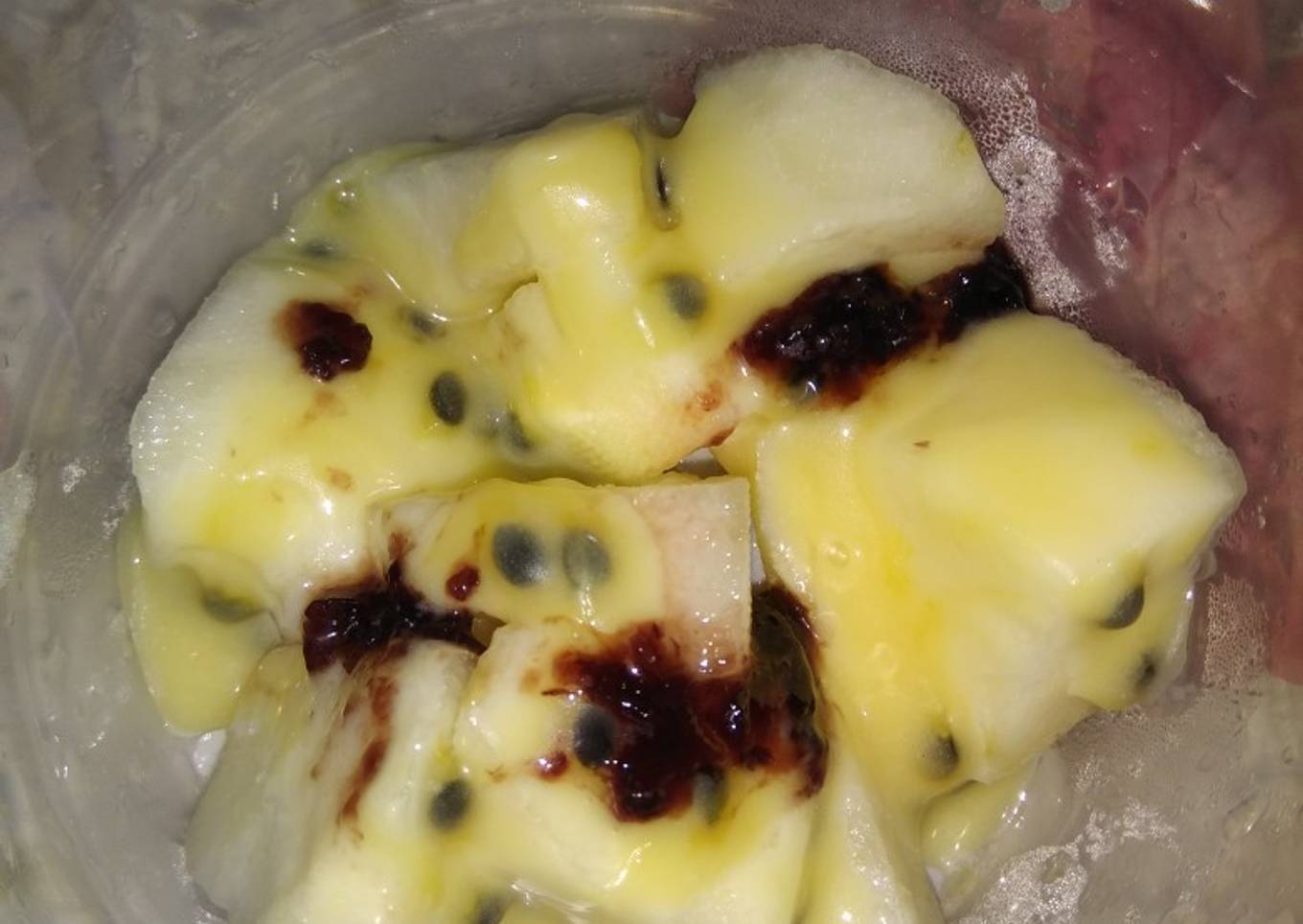 Salad buah mayo Markisa