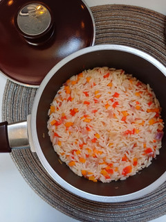 Una foto de Arroz Pilaf
