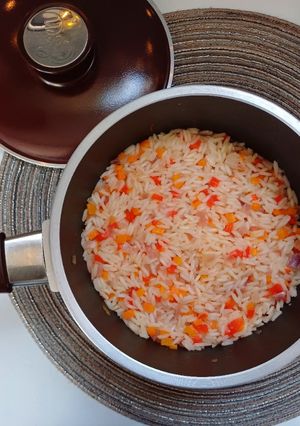 Una foto de Arroz Pilaf