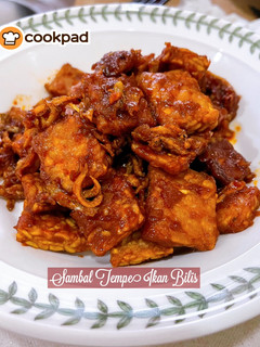 Gambar 👩🍳Sambal Tempe Ikan Bilis