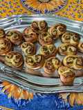 Palmiers pesto parmesan câpres italiennes