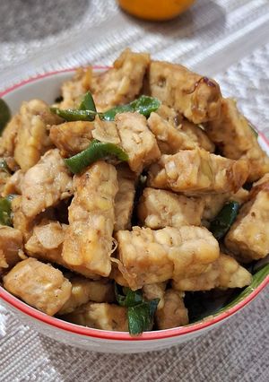 Foto resep Tumis Tempe Caje Ijo Simpel