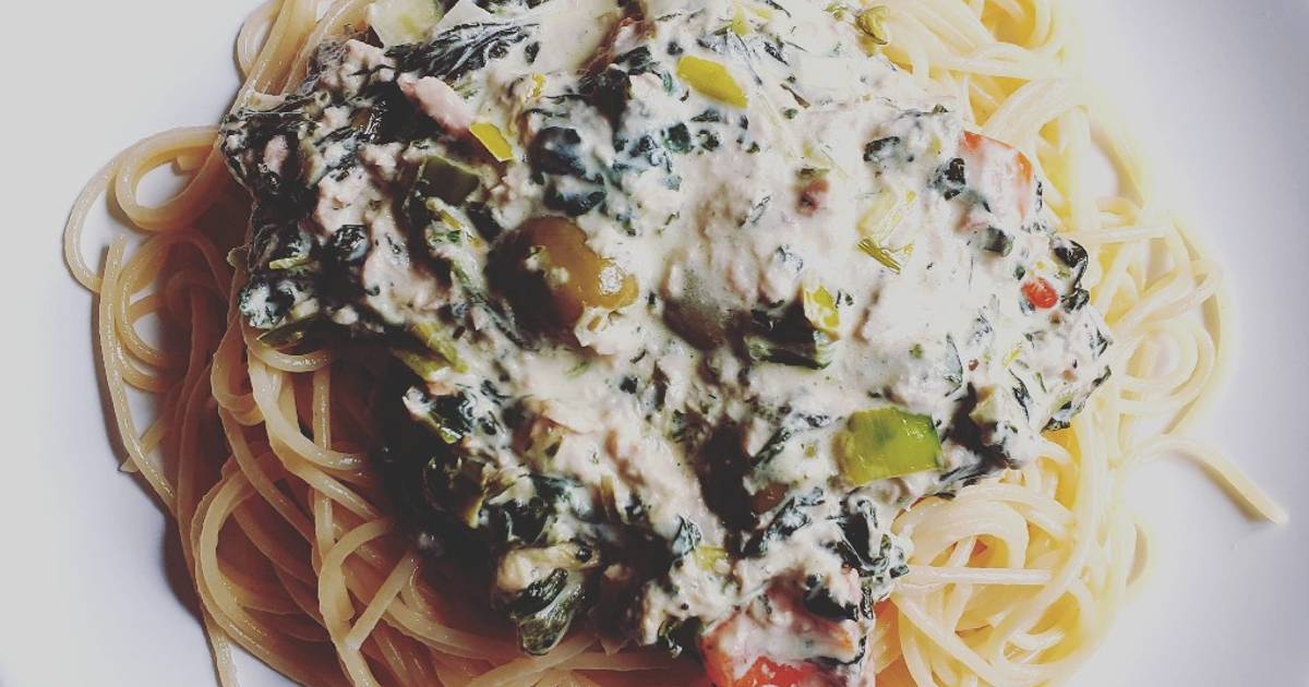 Tuna and olive pasta Recipe by Kristoffer Risinger Melin - Cookpad