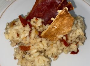 Foto de Risoto de brie com parma