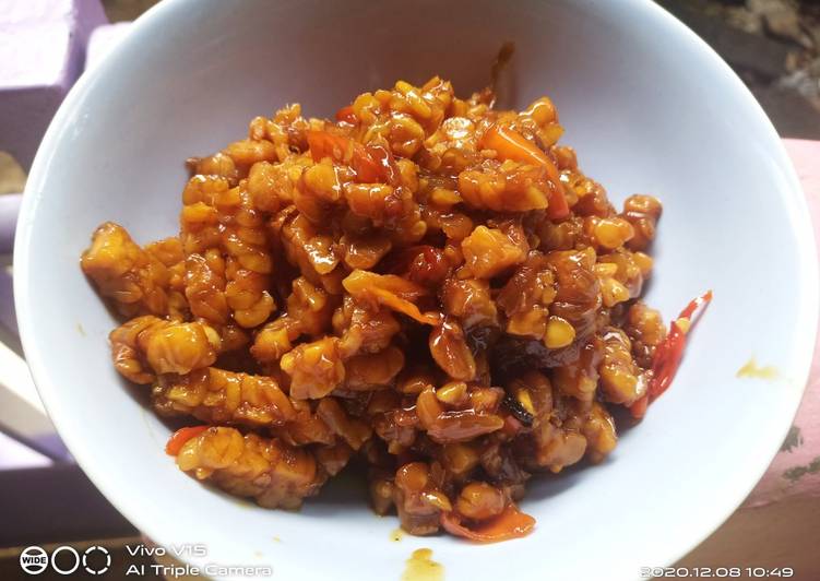 Resep masakan Tempe kecap pedas | Cara Masak Tempe kecap pedas Yang Paling Enak