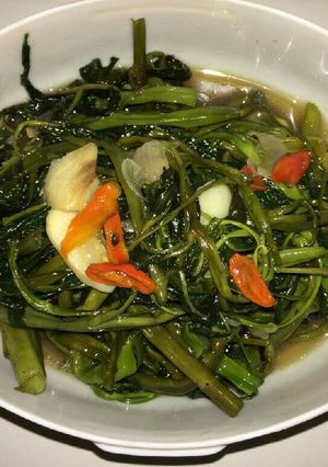 Foto resep Tumis kangkung rumahan