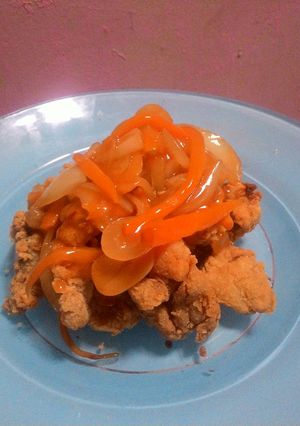 Foto resep Ikan ekor kuning tepung asam manis