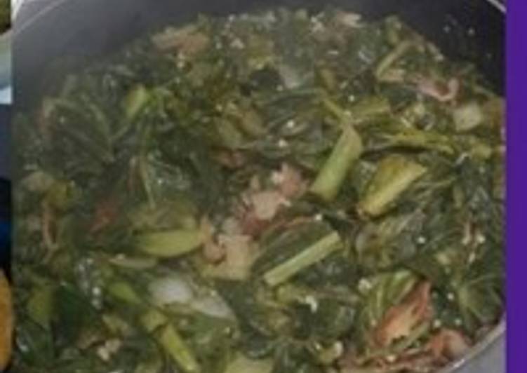 Slow Cooked Collard Greens Slow Cooked Collard Greens