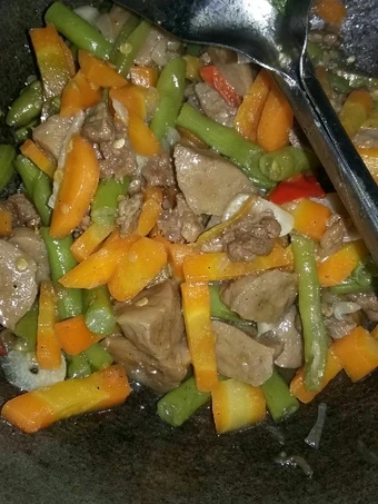 Cara Sederhana Membikin Resep  Tumis buncis daging cincang yang Menggugah Selera, Lezat Sekali