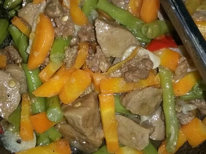 Cara Sederhana Membikin Resep  Tumis buncis daging cincang yang Menggugah Selera, Lezat Sekali