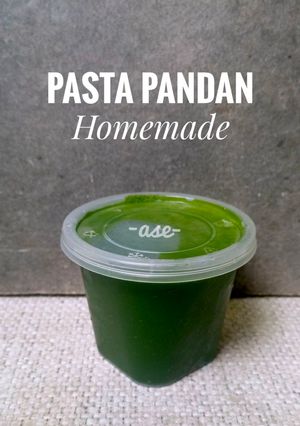 Foto resep Pasta pandan homemade