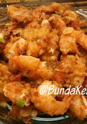 Foto resep Udang Telur Asin ala Bunda Keia