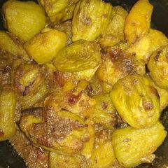Potatoes pointed gourd curry A picture of Potatoes pointed gourd curry.