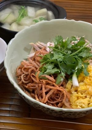 Hình của món Trộn rau củ.