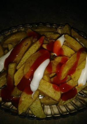 A picture of Masala fries.