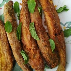 A picture of Bombil fry bombay duck.