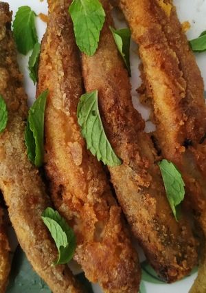 A picture of Bombil fry bombay duck.