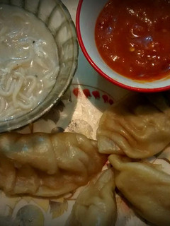 A picture of Steamed Chicken Momo.