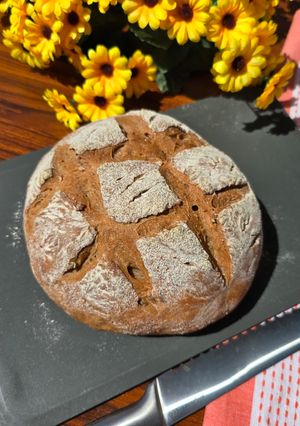 عکسی از دستور نان حجیم سبوسدار 🥖🫓