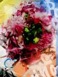 Radish beetroot green chilli