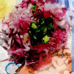 A picture of Radish beetroot green chilli.