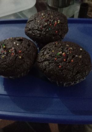 Foto resep Muffin Nyoklat Putih Telur