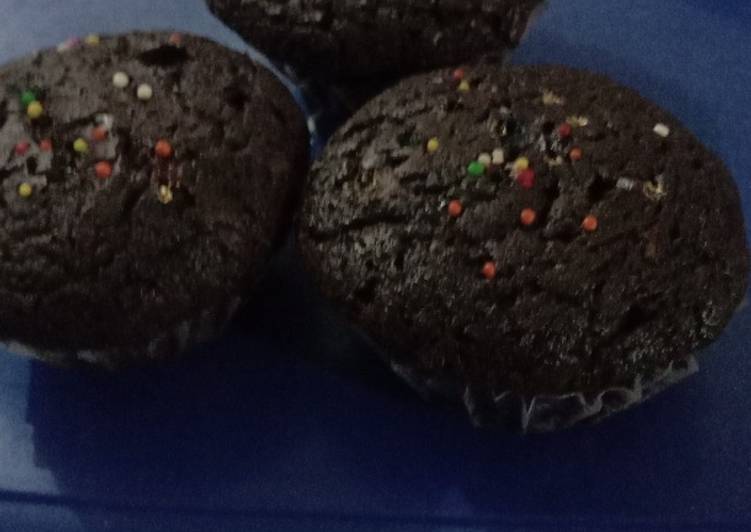 Muffin Nyoklat Putih Telur