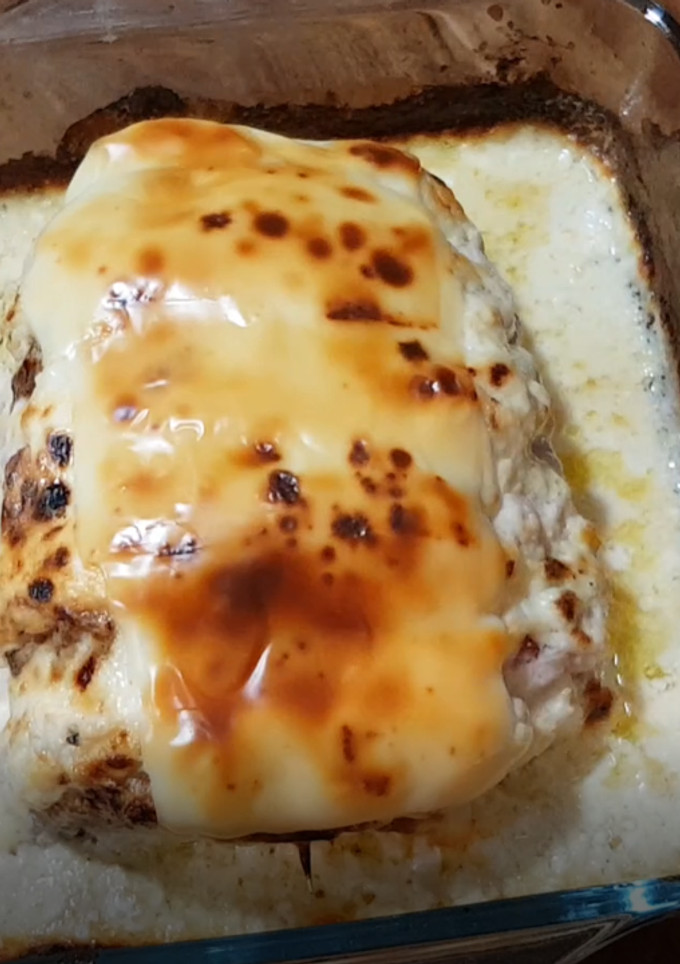 Una foto de Lomo relleno de queso y bacon al horno