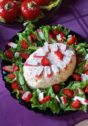 Una foto de Mousse de kanikama