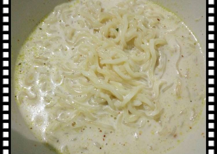 Resep Mie Kuah Susu Creamy Yang Lezat