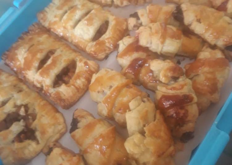 Cara Membuat Coco almond puff pastry simple Anti Gagal