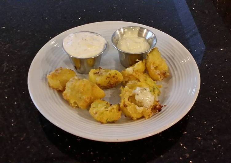 Recipe of Quick Hushpuppies with Creamy Cheese Centers