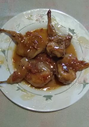 Una foto de Codornices con jamón, para celíacos