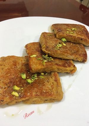 صورة لوصفة توست فرنسي بالعسل