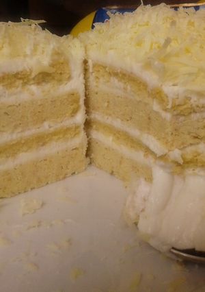 Foto resep Lemoncake Ketobetic cake flour #recook #resepiwakartika