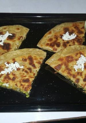 A picture of Mix veg paratha.