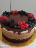 Tripla csokoládés torta