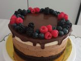 Tripla csokoládés torta