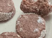 Una foto de alfajor vegano