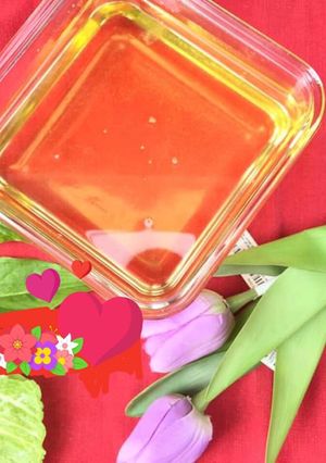 A picture of Homemade khalis ghee.