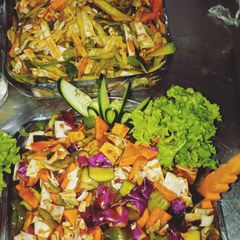 A picture of Chicken And Mixed Vegetable Salad.