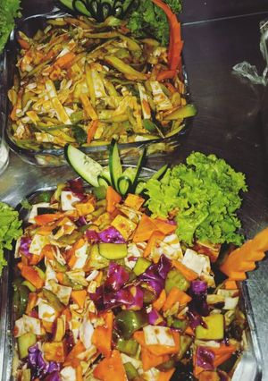 A picture of Chicken And Mixed Vegetable Salad.