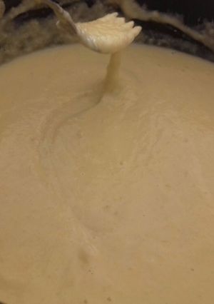 Una foto de Crema de manzana