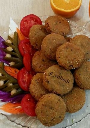 عکسی از دستور فلافل خونگی