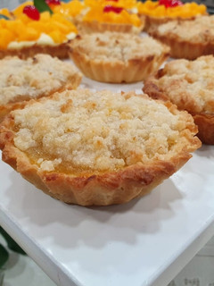 Una foto de Tarta de crumble de manzana 🍎