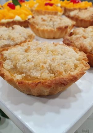 Una foto de Tarta de crumble de manzana 🍎